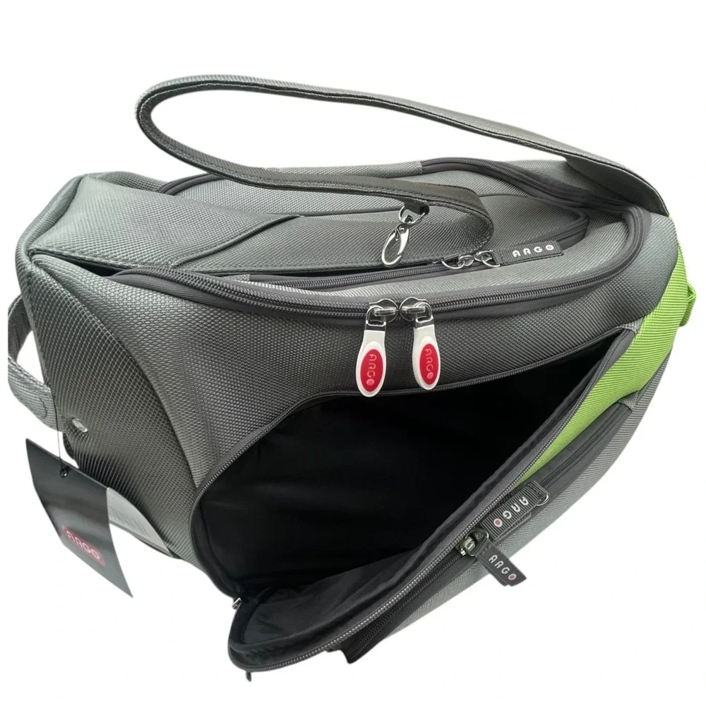 Argo Teafco Duff-O Pet Carrier Airline Approved Water Resistant Gray Kiwi Green‎